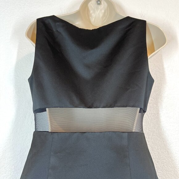 Vintage Black Mini Cocktail Dress Party Small - Picture 4 of 10